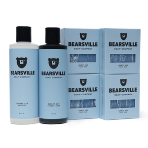 Hair Care Scent Bundle Bar Soap Bearsville Soap Company Summit Air