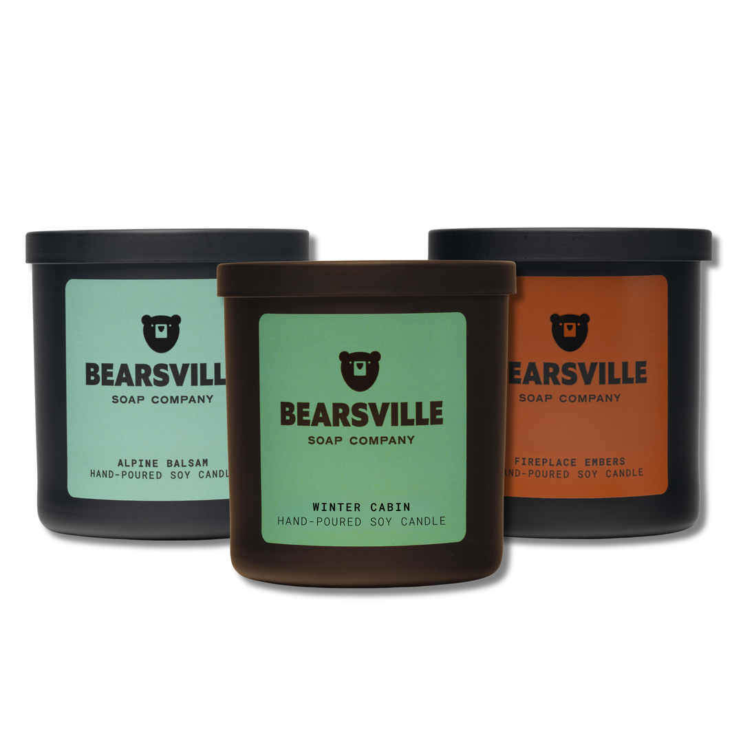 The Alpine Hearth Collection Candles Bearsville Soap Company
