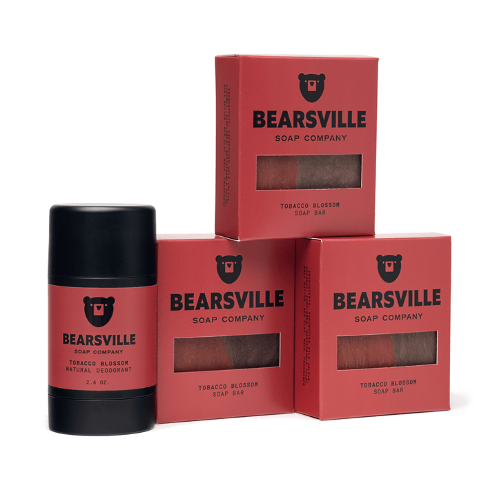 Soap & Deodorant Scent Bundle Bar Soap Bearsville Soap Company Tobacco Blossom  