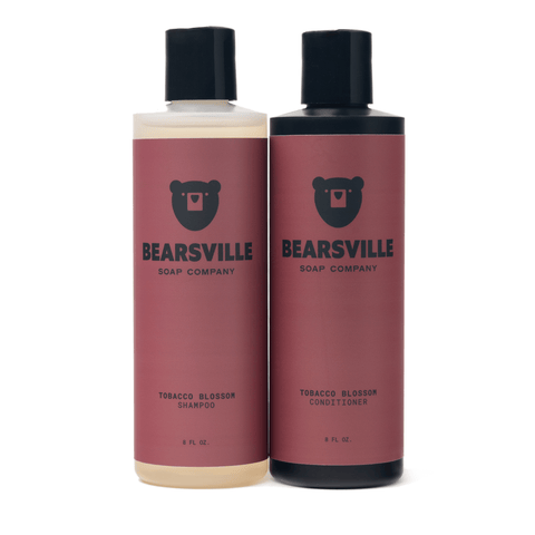 The Hair Pair Hair Care Set Bearsville Soap Company Tobacco Blossom