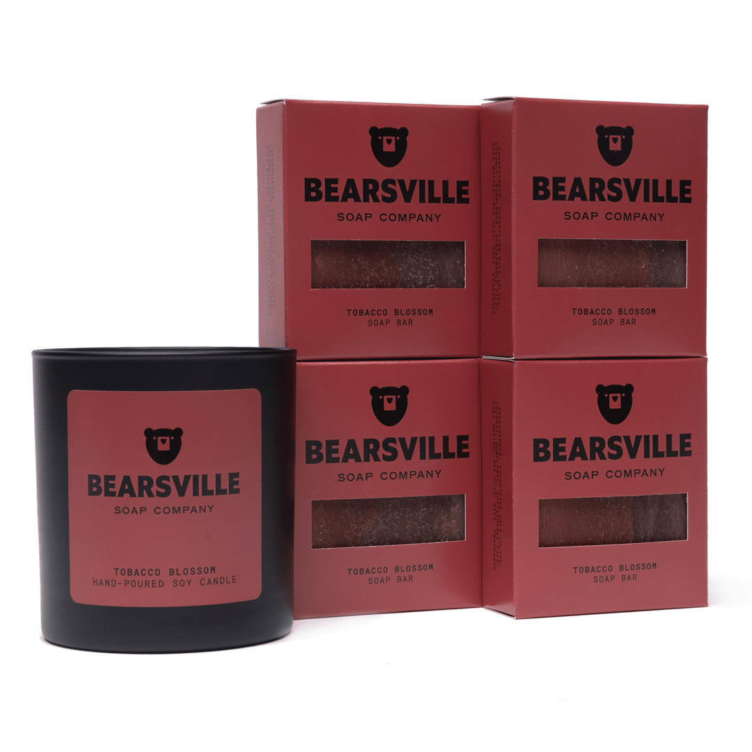 Candle Scent Bundle Bar Soap Bearsville Soap Company Tobacco Blossom