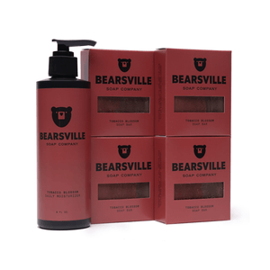 Moisturizer Scent Bundle Bar Soap Bearsville Soap Company Tobacco Blossom