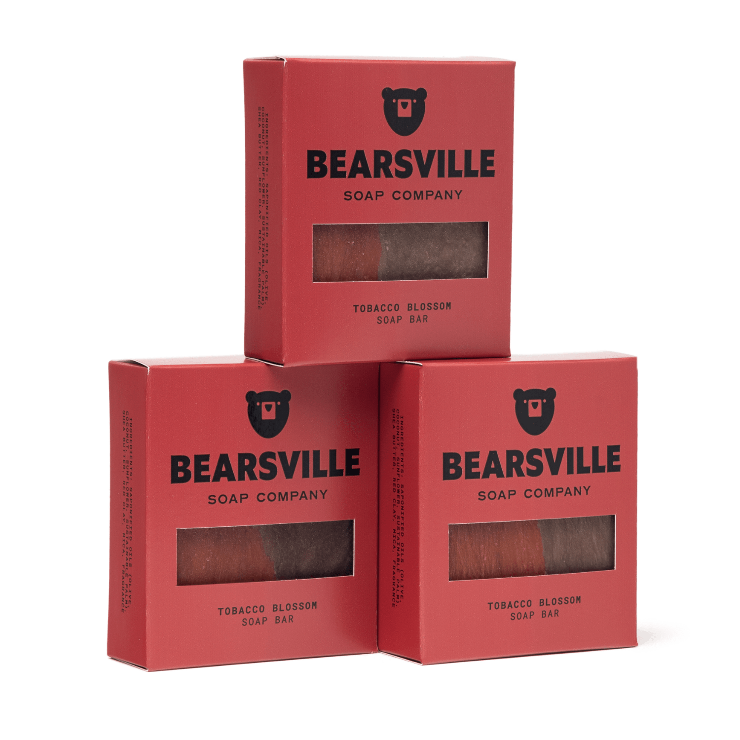Soap Scent Bundle Bar Soap Bearsville Soap Company Tobacco Blossom  