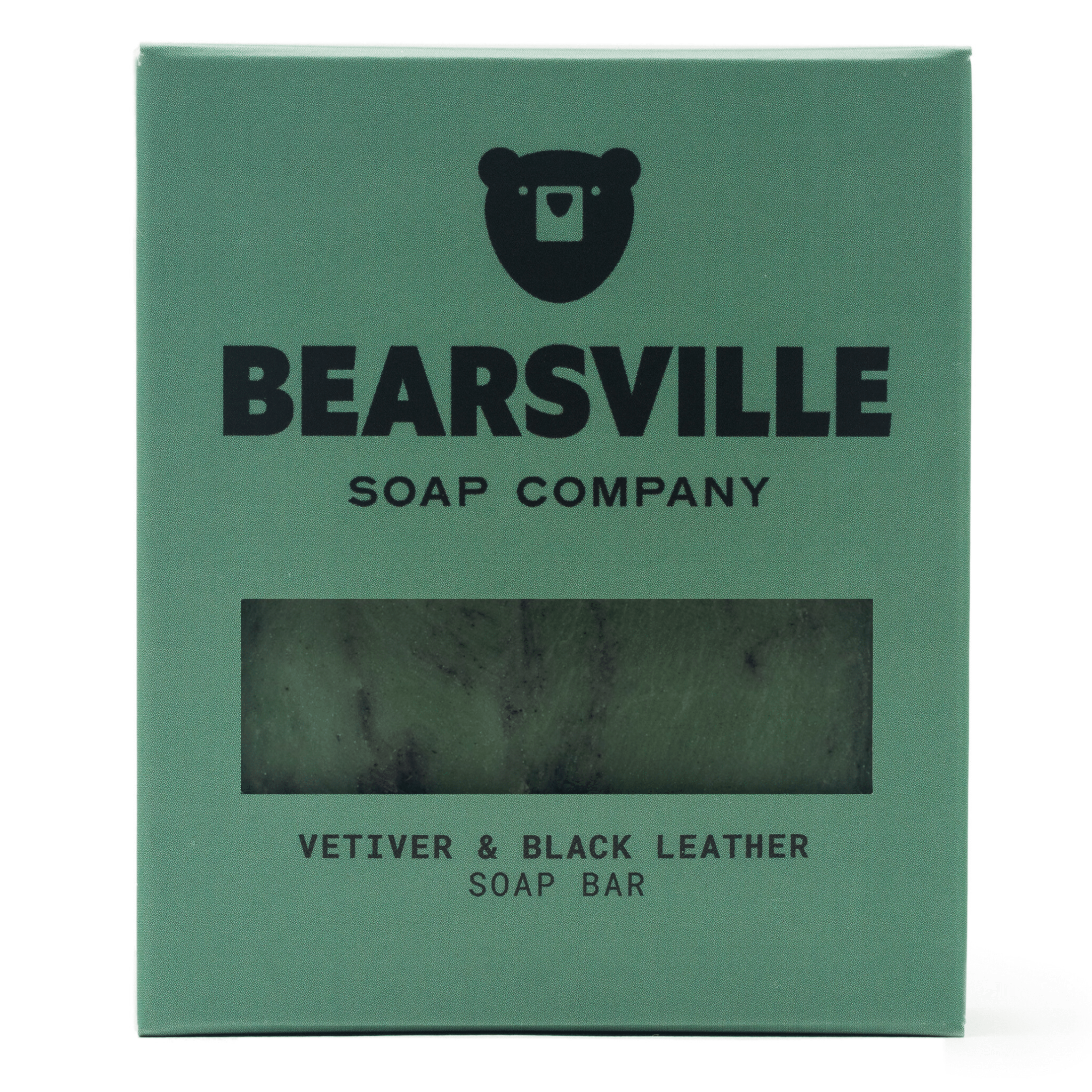 Vetiver & Black Leather (Limited Edition) Bar Soap Bearsville Soap Company