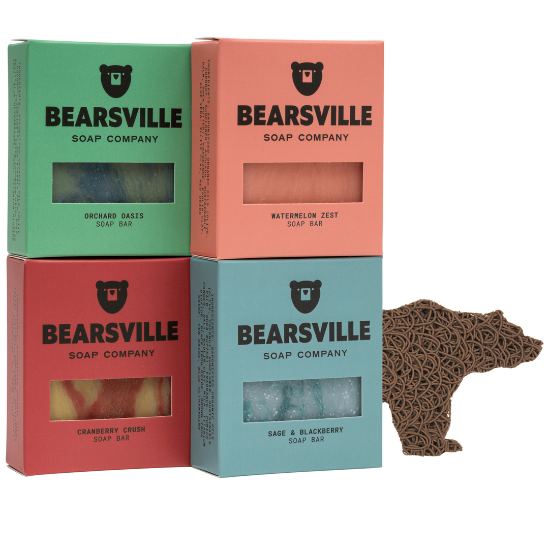 Wild Grove Gift Set Soap Bearsville Soap Company BROWN