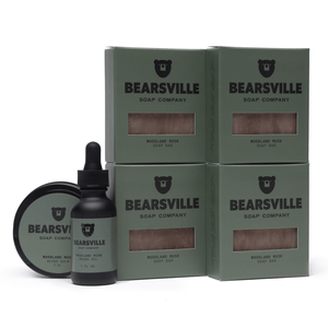 Beard Care Scent Bundle Bar Soap Bearsville Soap Company Woodland Musk