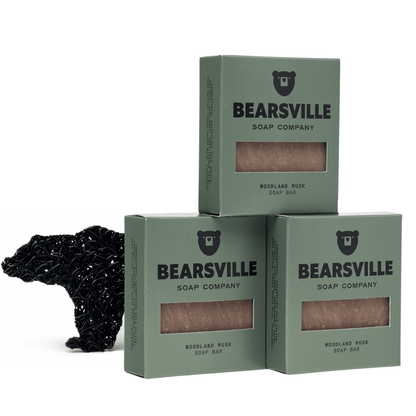 Bear Lift Scent Bundle Bar Soap Bearsville Soap Company Woodland Musk  