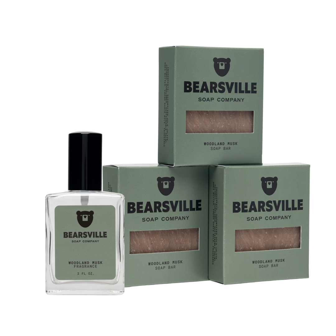 Fragrance & Soap Scent Bundle Bar Soap Bearsville Soap Company Woodland Musk