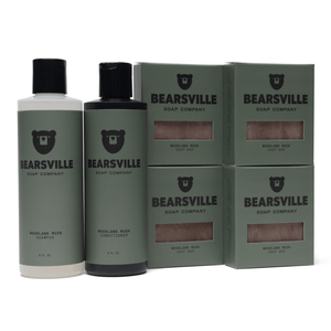 Hair Care Scent Bundle Bar Soap Bearsville Soap Company Woodland Musk