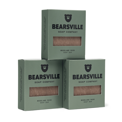 Soap Scent Bundle Bar Soap Bearsville Soap Company Woodland Musk  