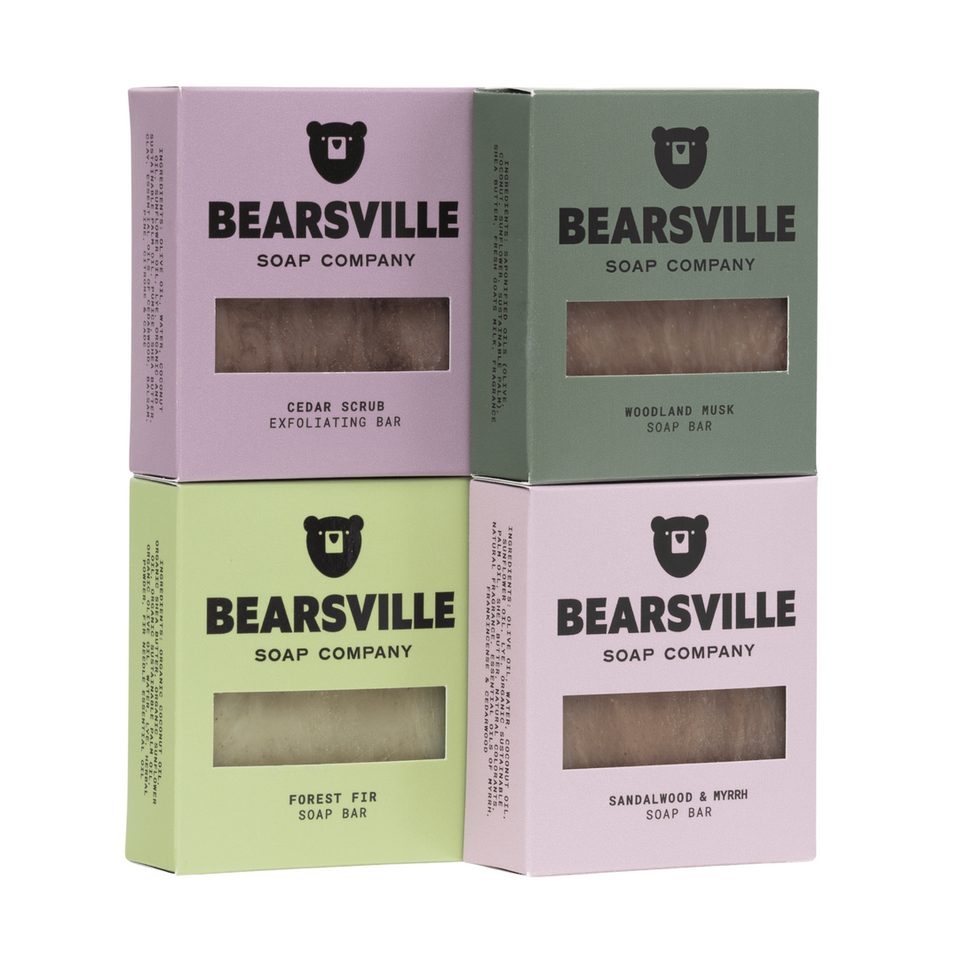 Woodsy Bundle Bar Soap Bearsville Soap Company