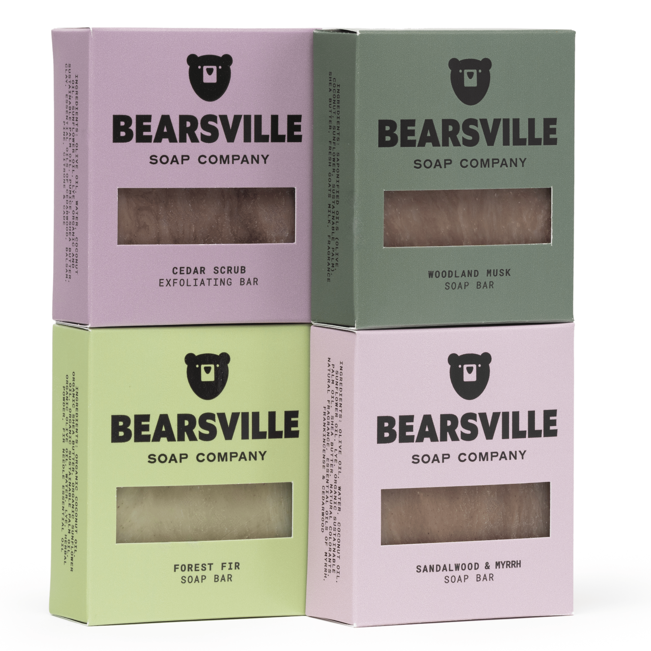 Soap Bundle Bar Soap Bearsville Soap Company Woodsy