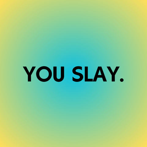 Gift note  Bearsville Soap Company You slay.  