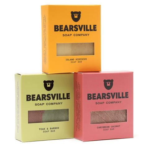 Archipelago natural soap bundle for men by Bearsville Soap Company