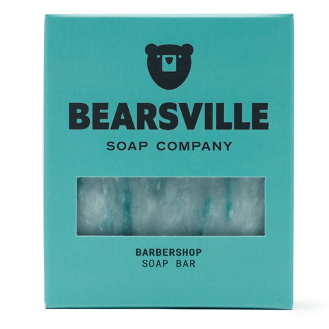 Barbershop natural bar soap for men by Bearsville Soap Company