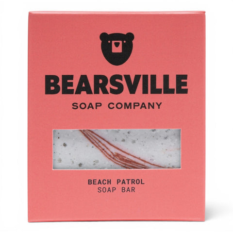 Beach Patrol natural bar soap for men by Bearsville Soap Company