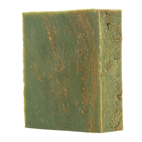 Bergamot and Gold Amber natural soap bar for men by Bearsville Soap Company