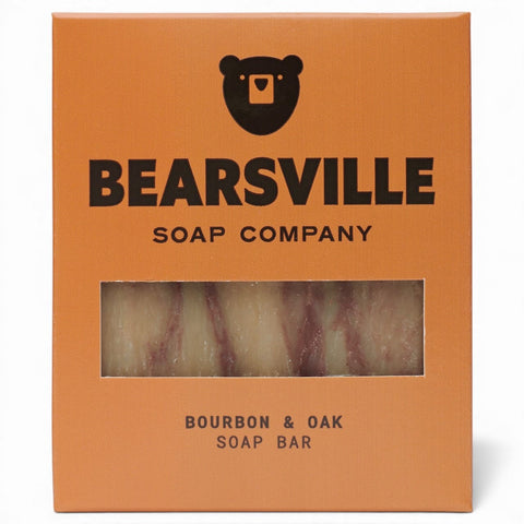 Bourbon and Oak natural soap for men by Bearsville Soap Company