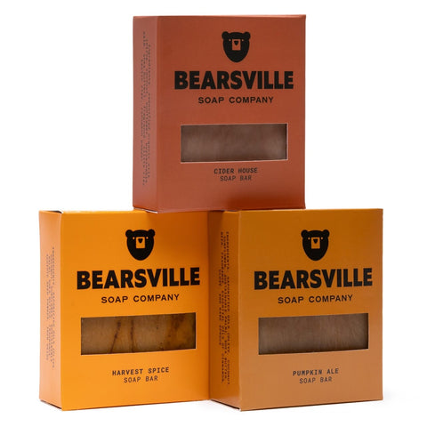 Bumper Crop natural soap set for men by Bearsville Soap Company