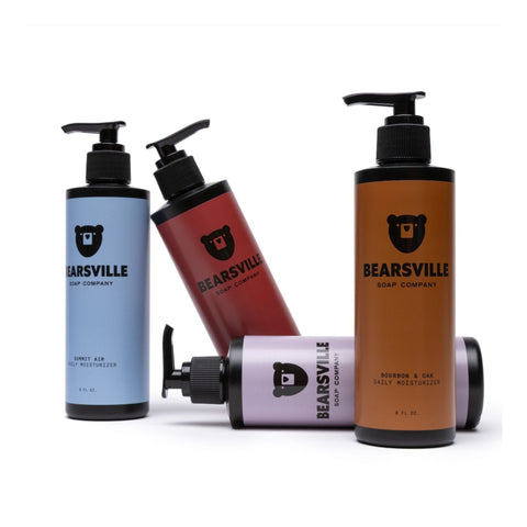 Daily moisturizer bundle for men by Bearsville Soap Company