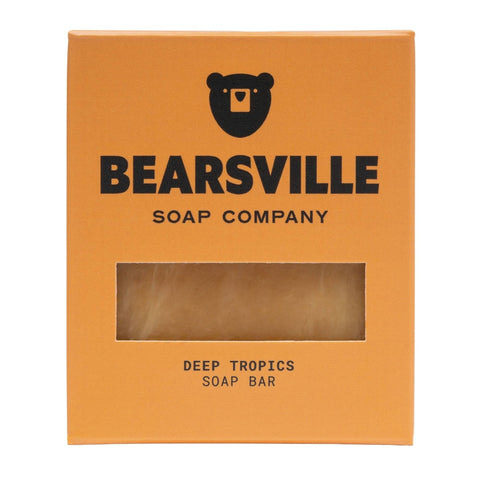 Deep Tropics natural soap bar for men by Bearsville Soap Company