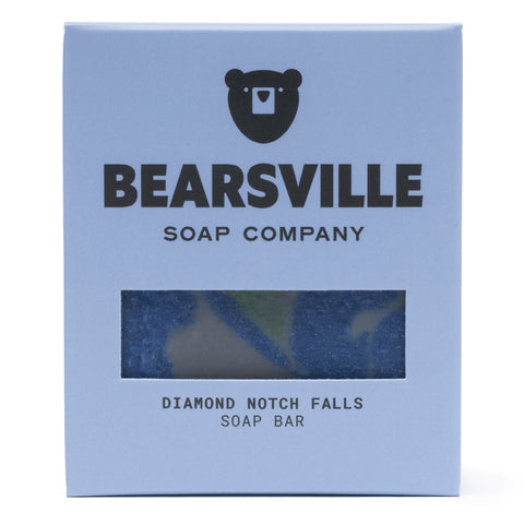 Diamond Notch Falls natural bar soap for men by Bearsville Soap Company