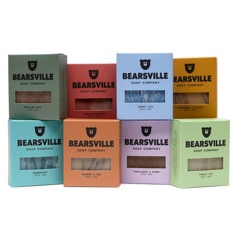 Big Bear Box of natural soaps for men by Bearsville Soap Company