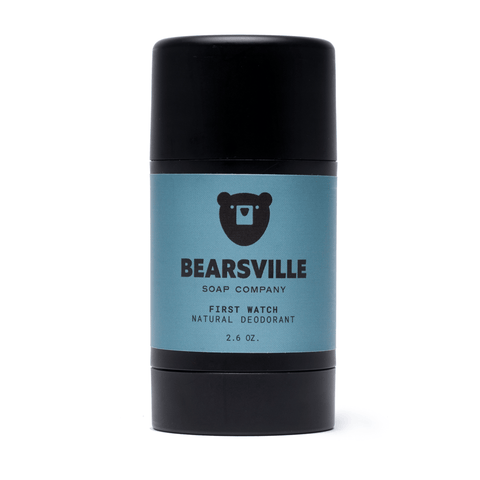 First Watch natural deodorant for men by Bearsville Soap Company