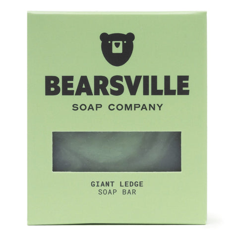 Giant Ledge natural bar soap for men by Bearsville Soap Company