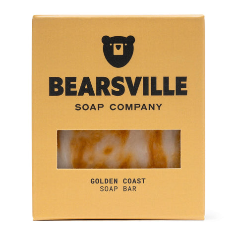 Golden Coast natural soap for men by Bearsville Soap Company