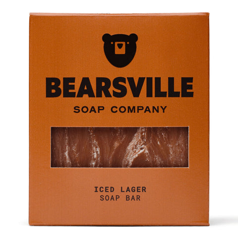 Iced Lager natural soap for men by Bearsville Soap Company