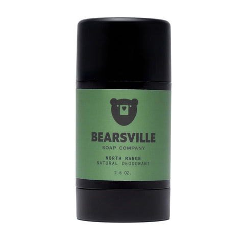 North Range natural aluminum free deodorant for men by Bearsville Soap Company