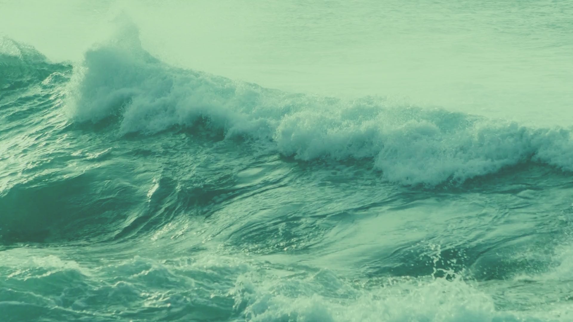 Crashing ocean waves