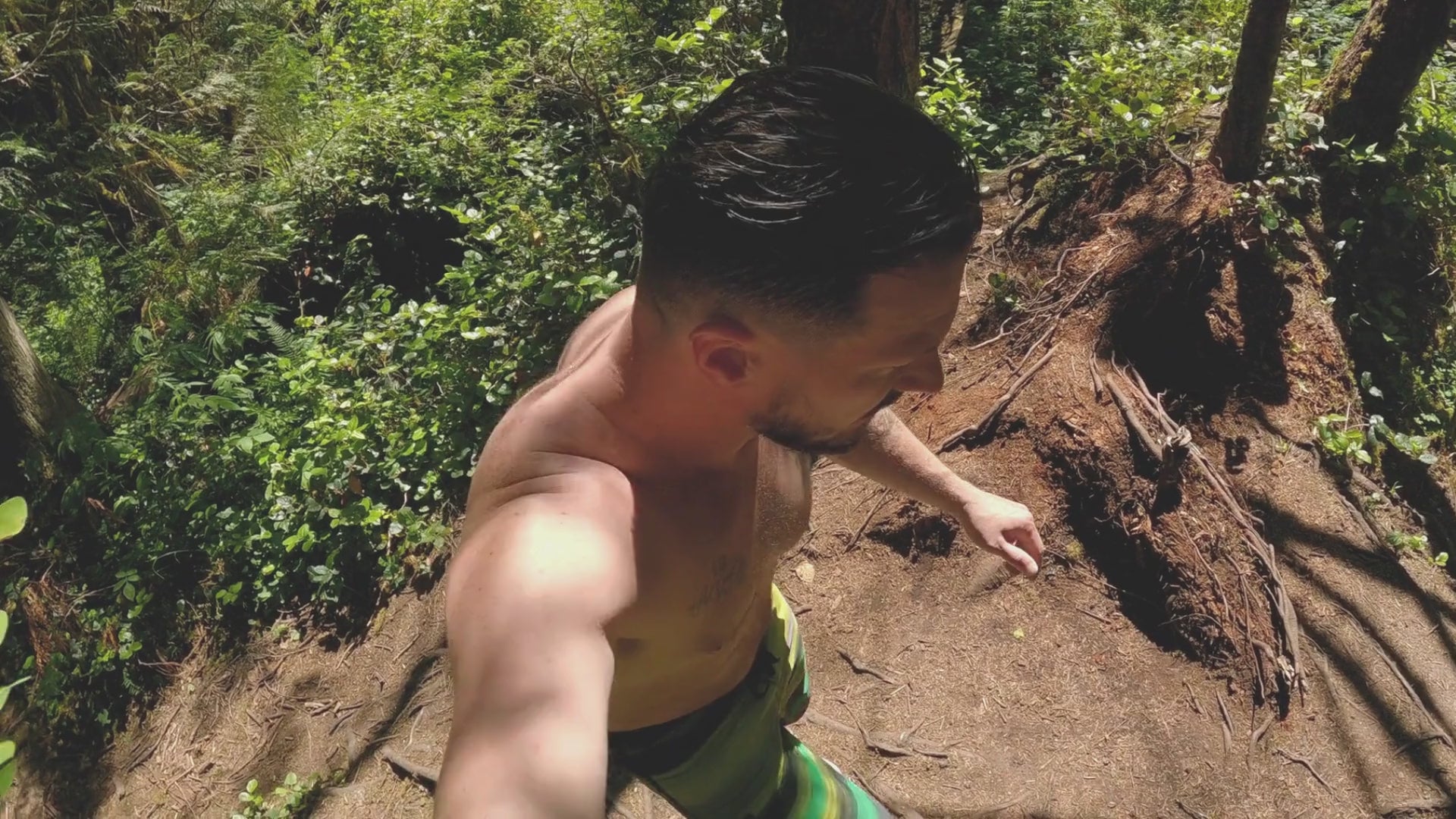 Load video: man cliff diving