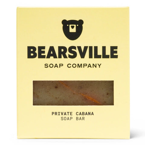 Private Cabana natural soap for men by Bearsville Soap Company
