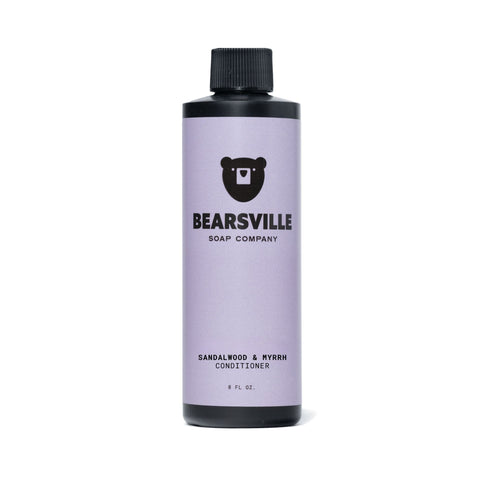 sandalwood myrrh conditioner for men by Bearsville Soap Company