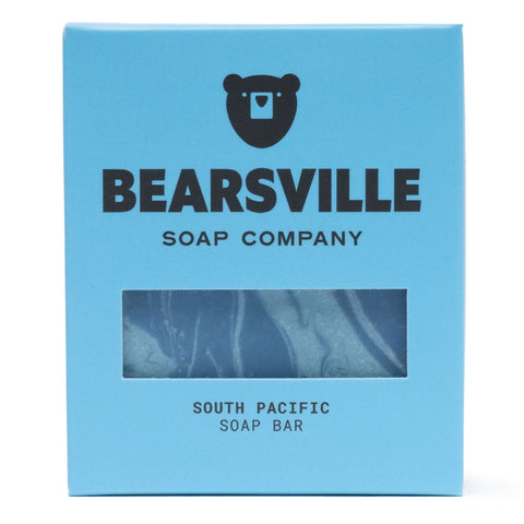 South Pacific natural soap bar for men by Bearsville Soap Company