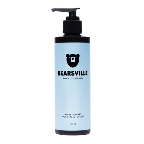 Steel Quarry natural moisturizer for men by Bearsville Soap Company