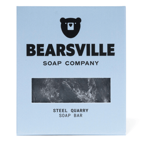 Steel Quarry natural soap for men by Bearsville Soap Company