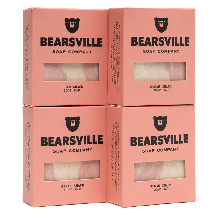 Sugar Shack (Limited Edition) Bar Soap Bearsville Soap Company FOUR BAR BUNDLE