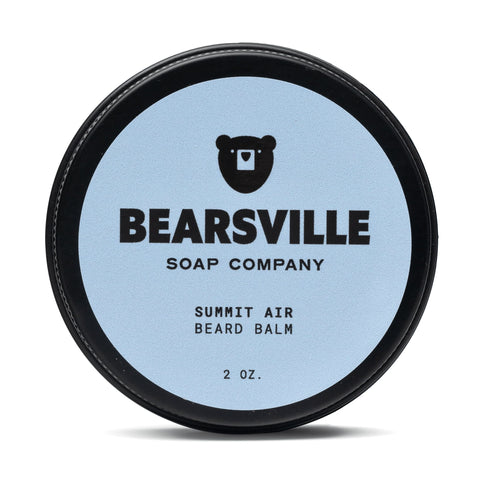 Summit Air natural beard balm for men by Bearsville Soap Company