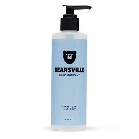 Summit Air natural castile liquid hand soap by Bearsville Soap Company
