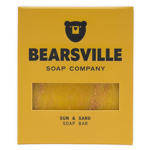 Sun and Sand natural soap for men by Bearsville Soap Company