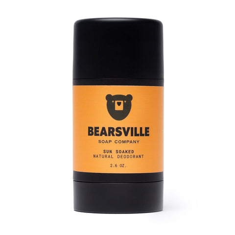 Sun Soaked natural deodorant for men by Bearsville Soap Company