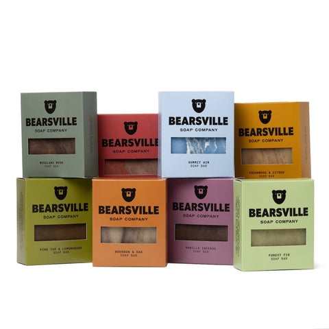 The Big Bear Box of natural soaps for men by Bearsville Soap Company