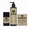 Leather and Cade Daily Routine Bundle deodorant, moisturizer and natural soap.
