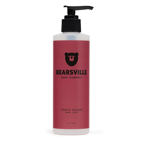 Tobacco Blossom natural castile liquid hand soap by Bearsville Soap Company
