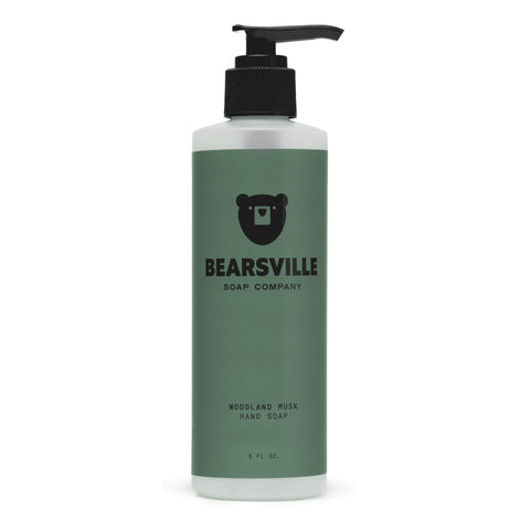 Woodland Musk natural castile liquid hand soap by Bearsville Soap Company