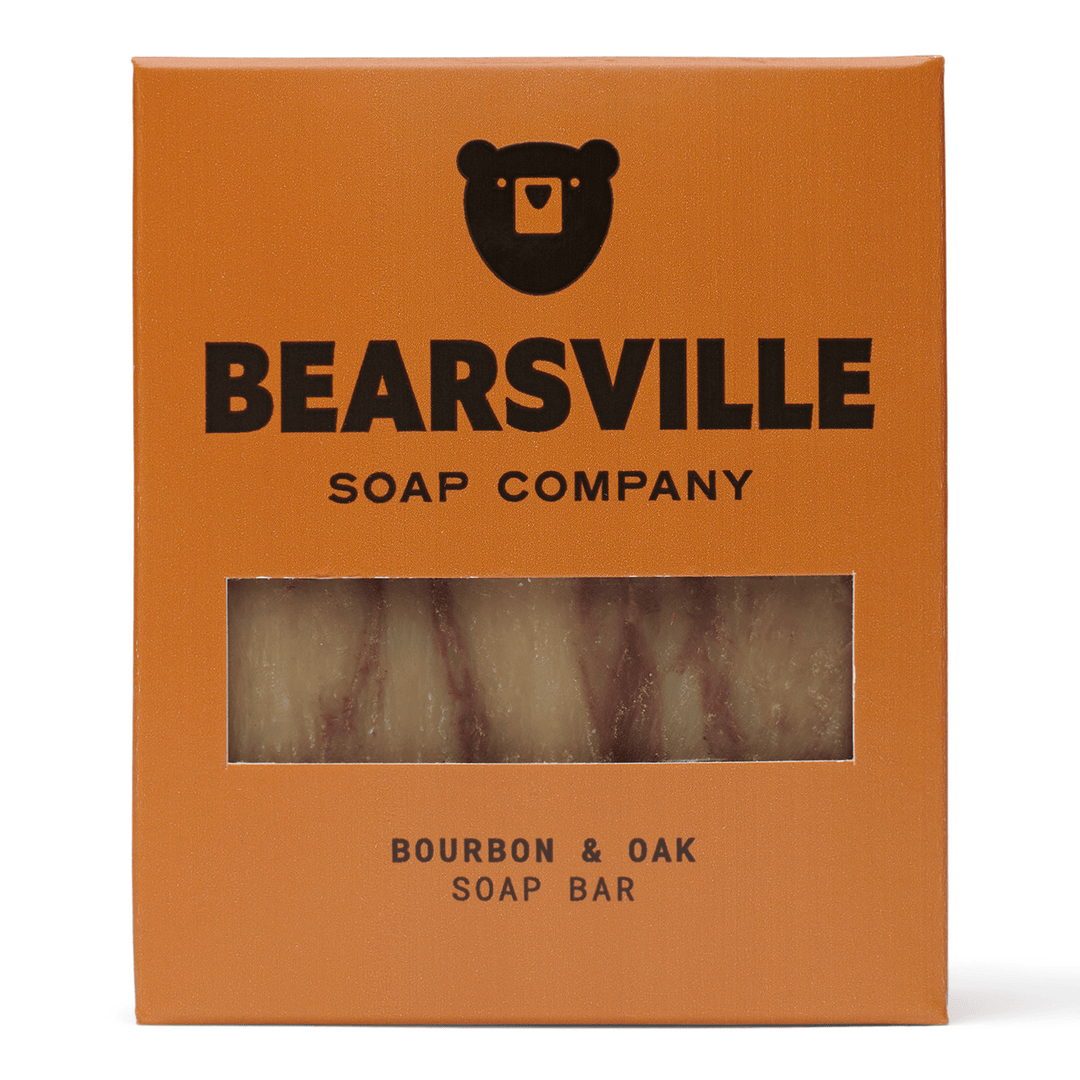 bourbon oak natural soap bar for men Bearsville Soap Company