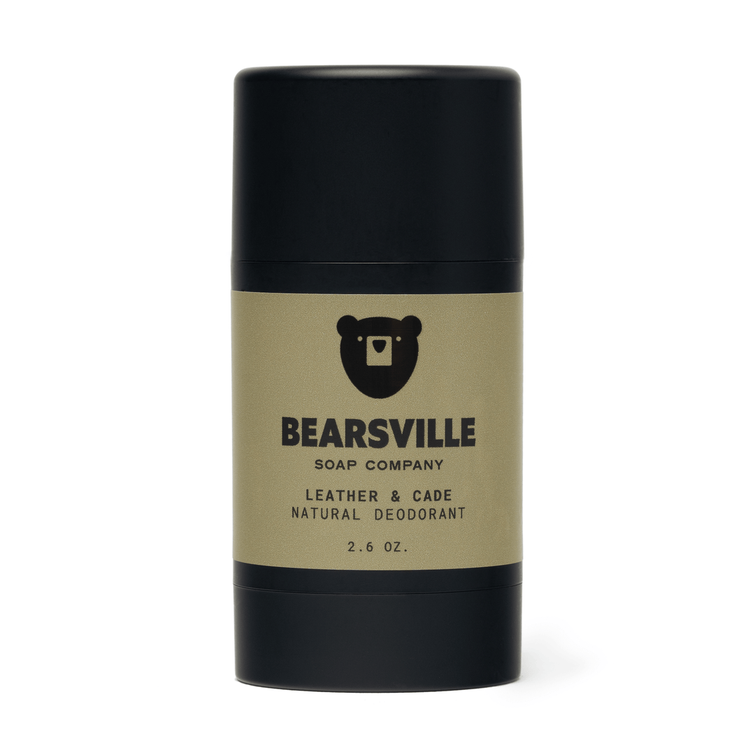 Natural Deodorant Deodorant Bearsville Soap Company Leather & Cade  